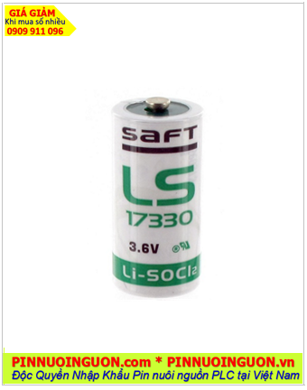 Pin Saft LS17330 _Pin LS17330; Pin nuôi nguồn PLC Saft LS17330 lithium 3.6v 2/3A 1800mAh -Xuất xứ Pháp